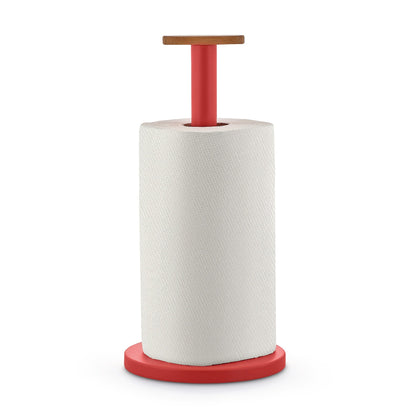 Porte-rouleau essuie-tout Mattina rouge - Alessi-The Woods Gallery