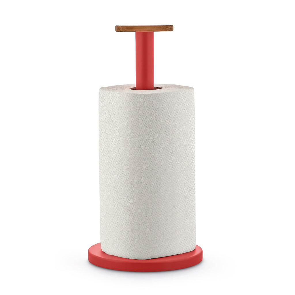 Porte-rouleau essuie-tout Mattina rouge - Alessi-The Woods Gallery