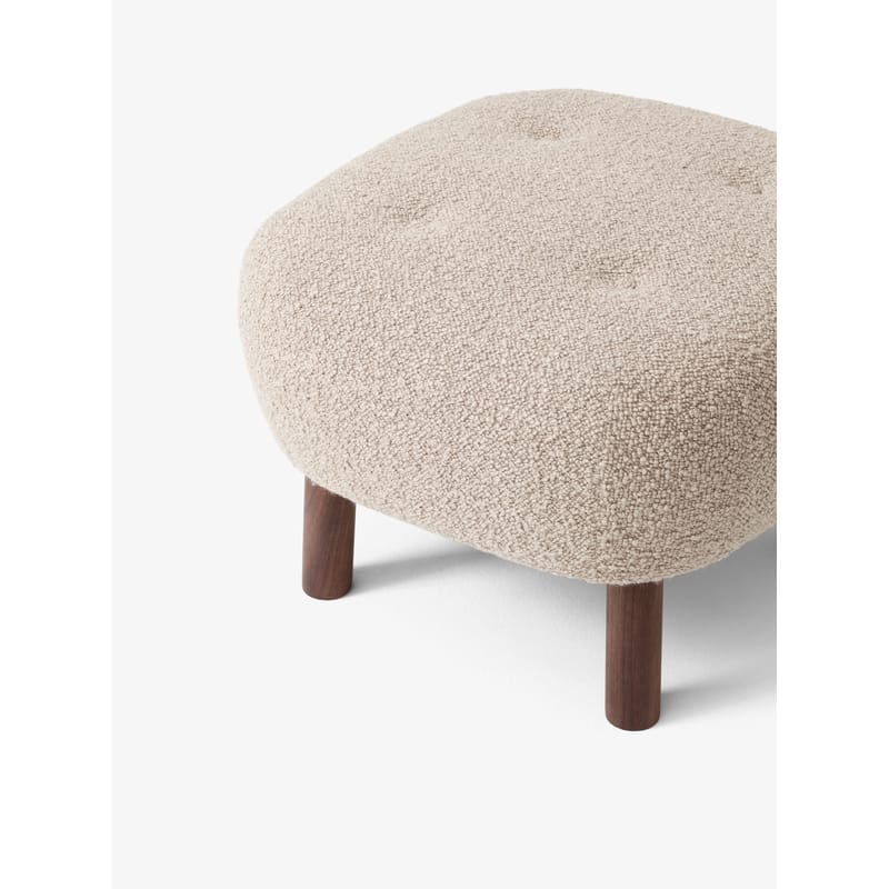 Pouf ATD1 en tissu beige - &amp;Tradition-The Woods Gallery