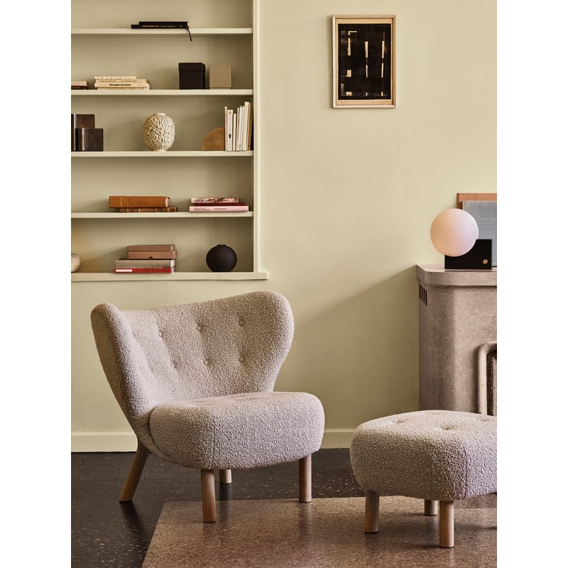 Pouf ATD1 en tissu beige - &amp;Tradition-The Woods Gallery