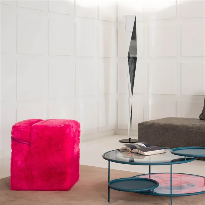 Pouf Blocco - Driade-Fuchsia-The Woods Gallery