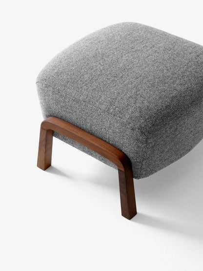 Pouf Wulff ATD3 de Jørgen Wolff - &amp;Tradition-Chêne huilé-Tissu groupe 1-The Woods Gallery