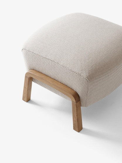 Pouf Wulff ATD3 de Jørgen Wolff - &amp;Tradition-Chêne huilé-Tissu groupe 1-The Woods Gallery