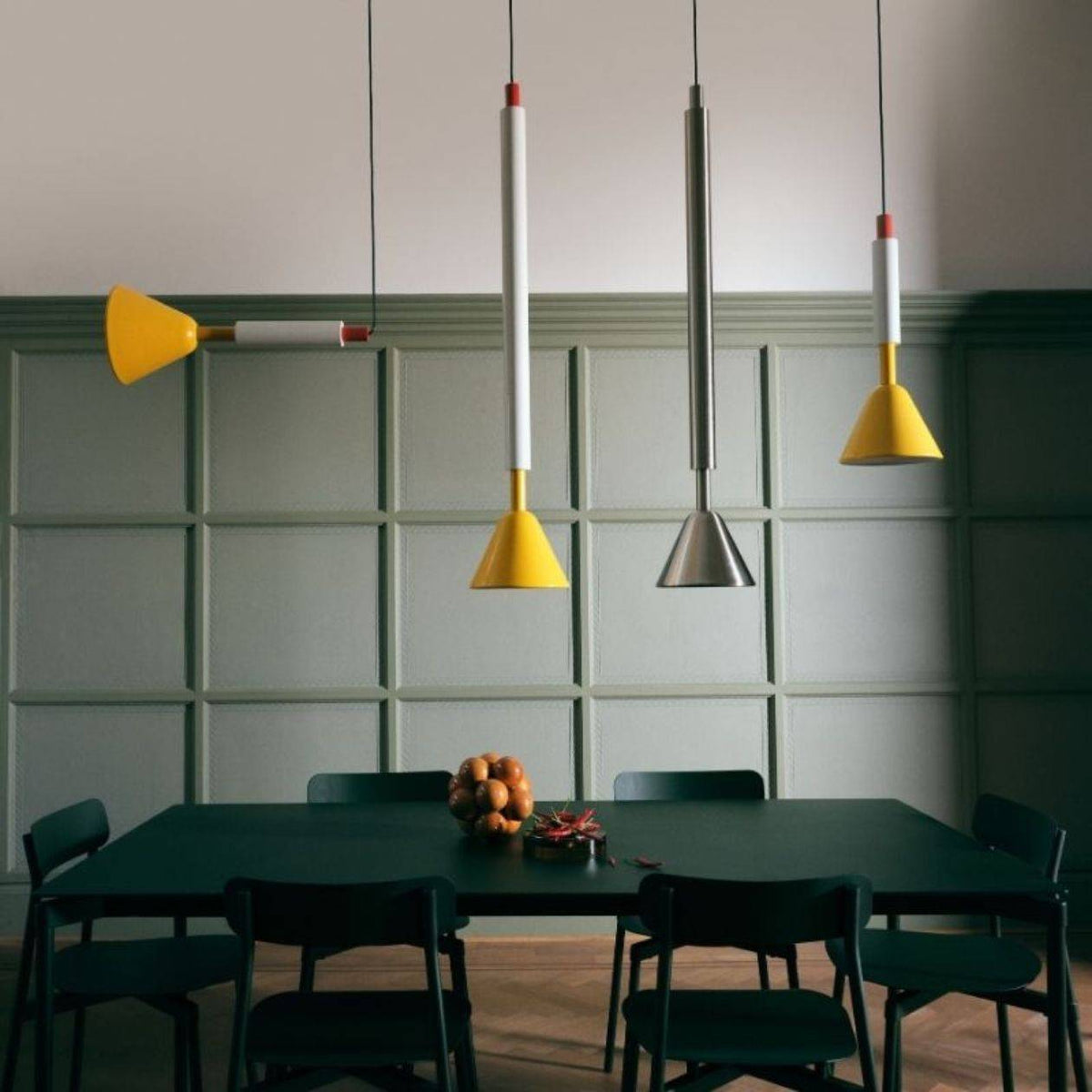 Pyl Grande Suspension de Marie &amp; Alexandre - Petite Friture-Acier-Petite-The Woods Gallery