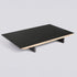 Rallonge pour table CPH 30 de Ronan et Erwan Bouroullec - Hay-50 x 80 cm (table L 160) - Chêne laqué noir, plateau linoléum noir-The Woods Gallery