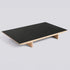 Rallonge pour table CPH 30 de Ronan et Erwan Bouroullec - Hay-50 x 80 cm (table L 160) - Chêne laqué, plateau linoléum noir-The Woods Gallery