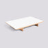 Rallonge pour table CPH 30 de Ronan et Erwan Bouroullec - Hay-50 x 80 cm (table L 160) - Chêne laqué, plateau stratifié blanc-The Woods Gallery