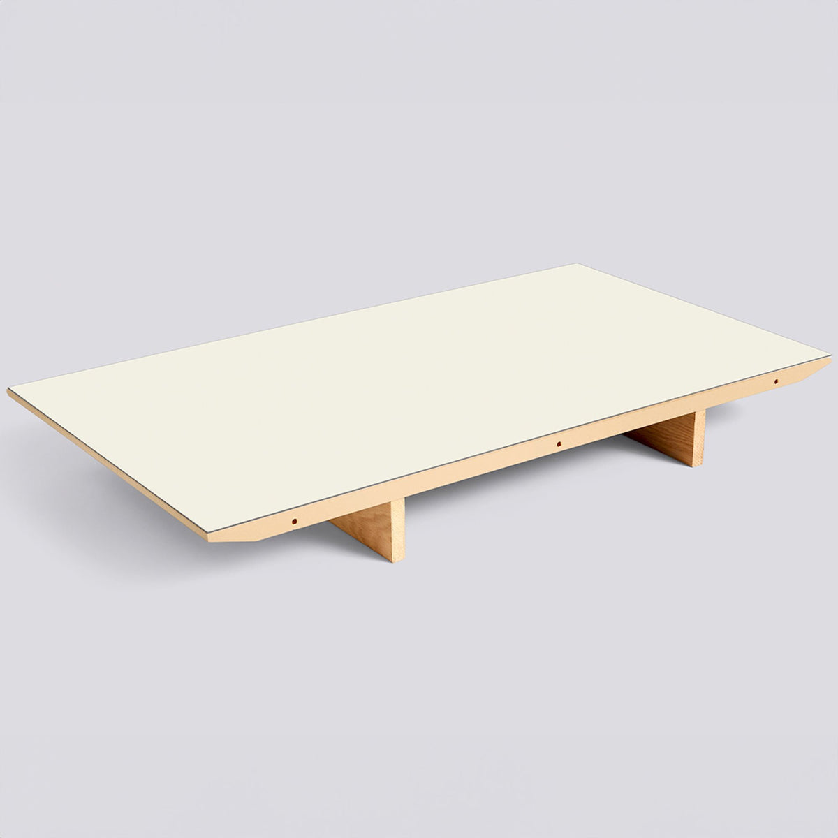 Rallonge pour table CPH 30 de Ronan et Erwan Bouroullec - Hay-50 x 90 cm (tables L 200 et L 250) - Chêne laqué, plateau linoléum blanc cassé-The Woods Gallery