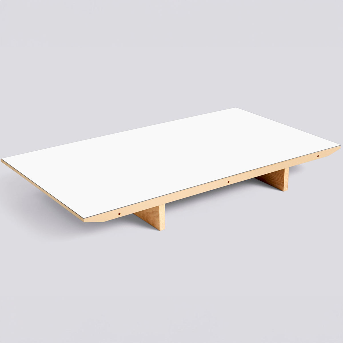 Rallonge pour table CPH 30 de Ronan et Erwan Bouroullec - Hay-50 x 90 cm (tables L 200 et L 250) - Chêne laqué, plateau stratifié blanc-The Woods Gallery
