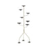 Rangement Albero jardinière par Achille Castiglioni - Zanotta-plateaux étagés blancs sur trois pieds-The Woods Gallery