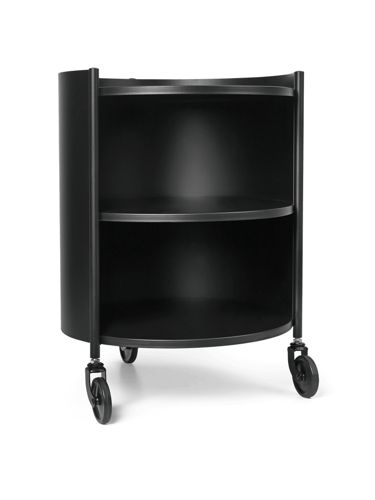 Rangement sur roulettes Eve Storage Ø 40 cm - Ferm Living-Rouge-The Woods Gallery