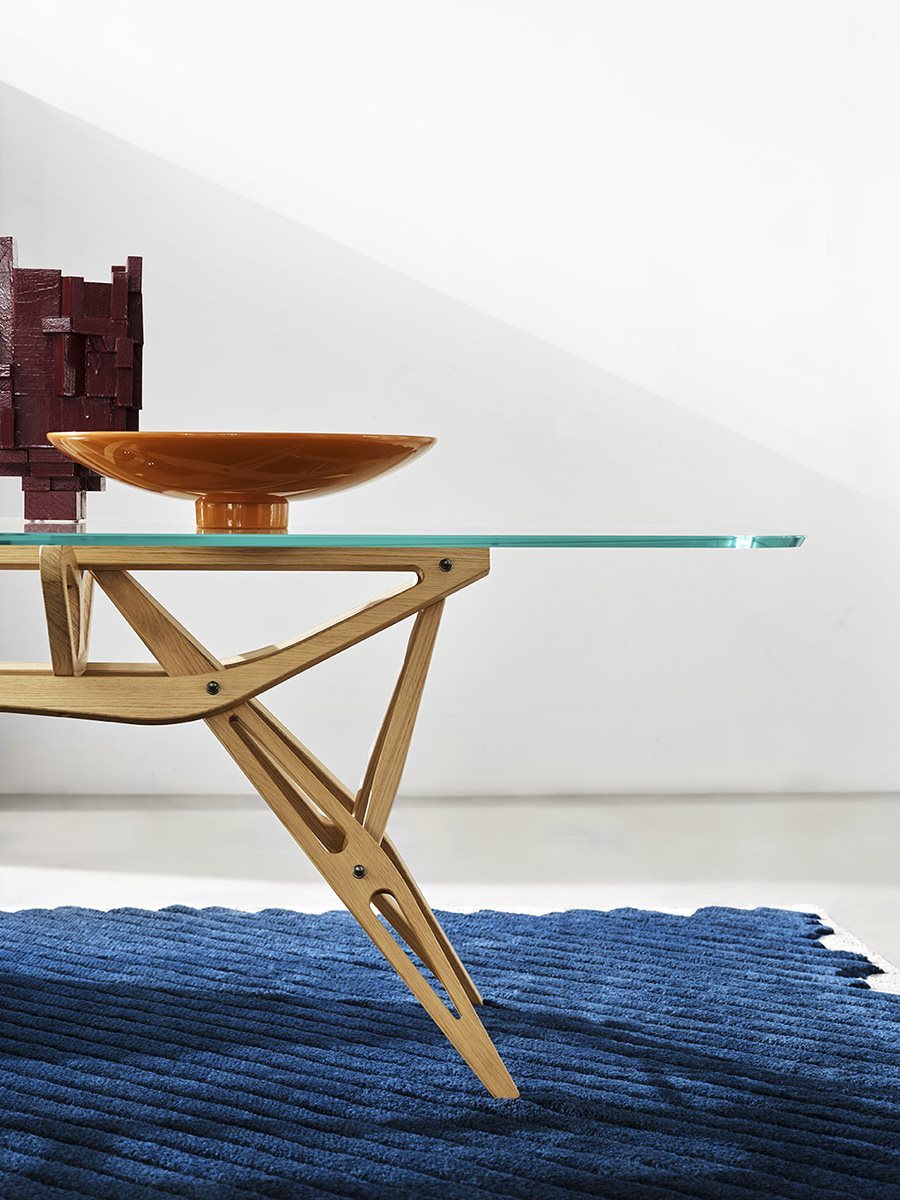 Table Reale CM 2320 de Carlo Mollino - Zanotta, vue 2