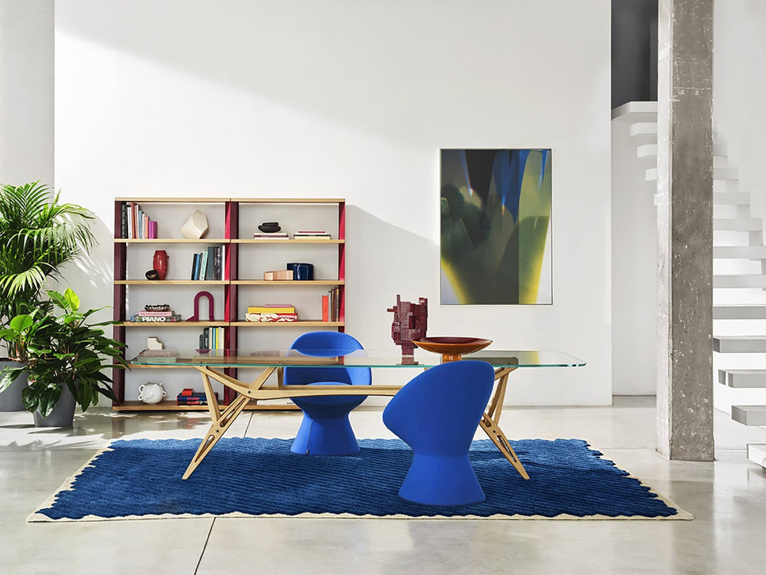 Table Reale CM 2320 de Carlo Mollino - Zanotta, vue 1