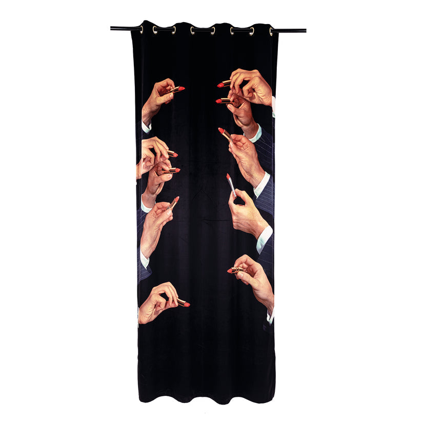 Rideau Seletti Lipstick noir - Seletti-The Woods Gallery