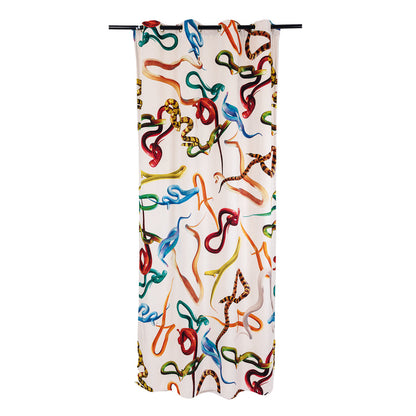 Rideau Seletti Snakes blanc - Seletti-The Woods Gallery
