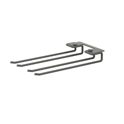 Support pour verres, String Furniture, coloris gris foncé, 20 cm, packshot sur fond blanc