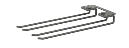 Support pour verres, String Furniture, coloris gris foncé, 30 cm, packshot sur fond blanc