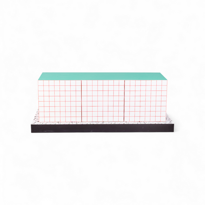 Buffet Super Cabinet Red Grid de Hello Again - Seletti-vue 3-The Woods Gallery
