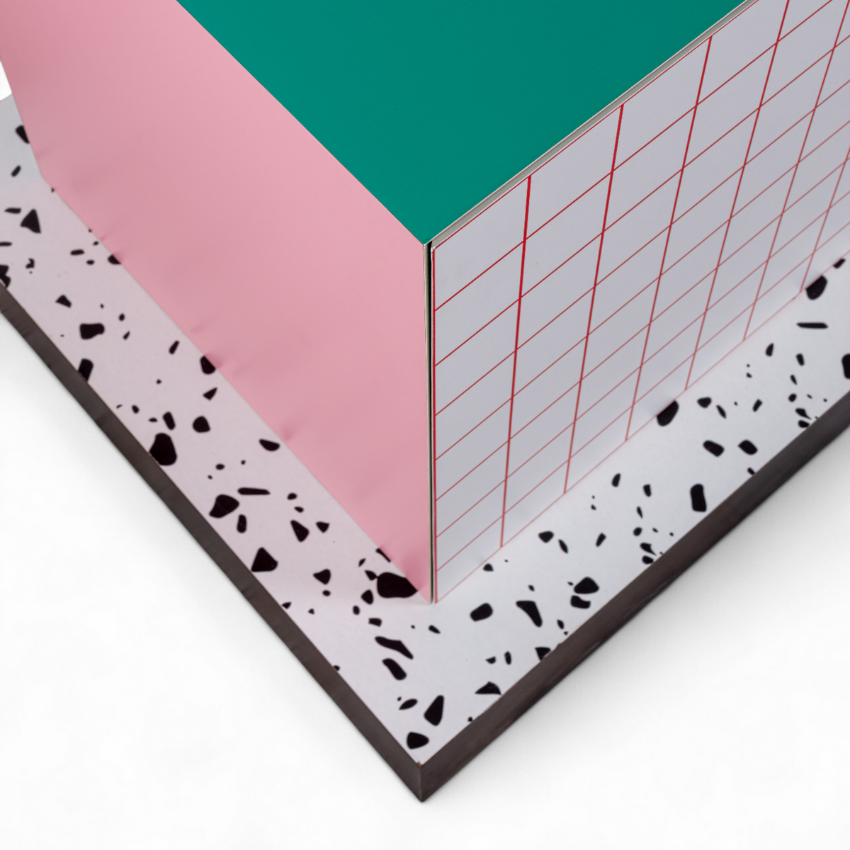 Buffet Super Cabinet Red Grid de Hello Again - Seletti-vue 6-The Woods Gallery
