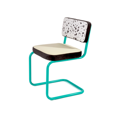 Chaise Super Chair de Hello Again - Seletti-Terrazzo, vue de trois quarts-The Woods Gallery