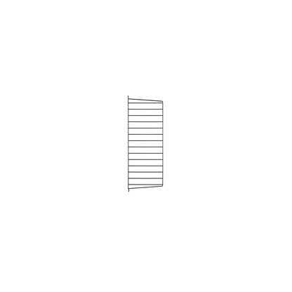 Montant mural en métal, String Furniture, coloris gris foncé, 75x30cm, A l&