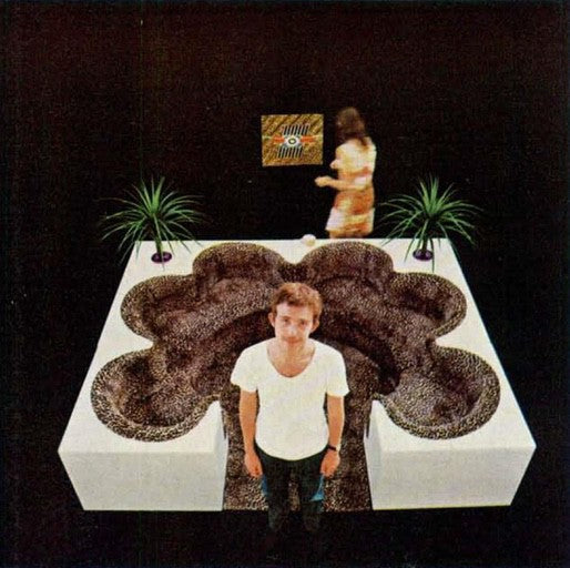 Safari Sofa de Archizoom - Poltronova-Blanc-Léopard Jaune-The Woods Gallery