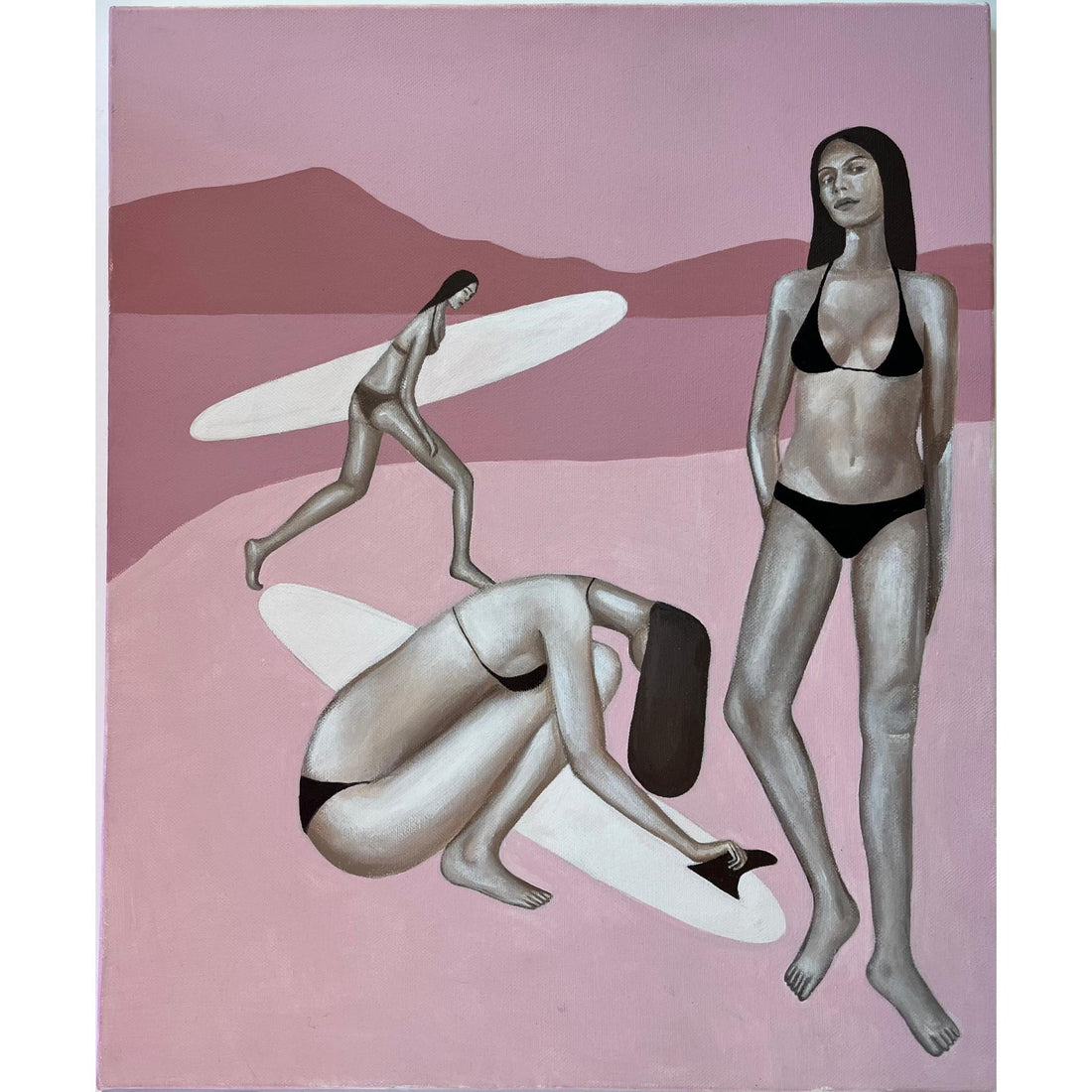 "Saint Jean de Luz" – Toile originale - Pandora Decoster-The Woods Gallery