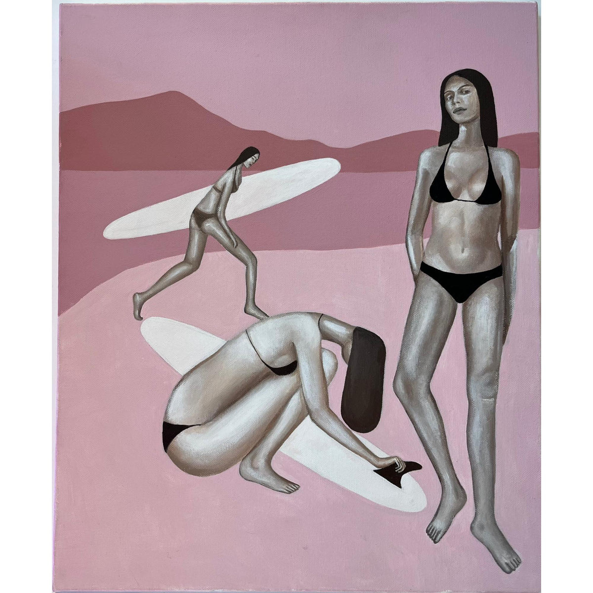 "Saint Jean de Luz" – Toile originale - Pandora Decoster-The Woods Gallery