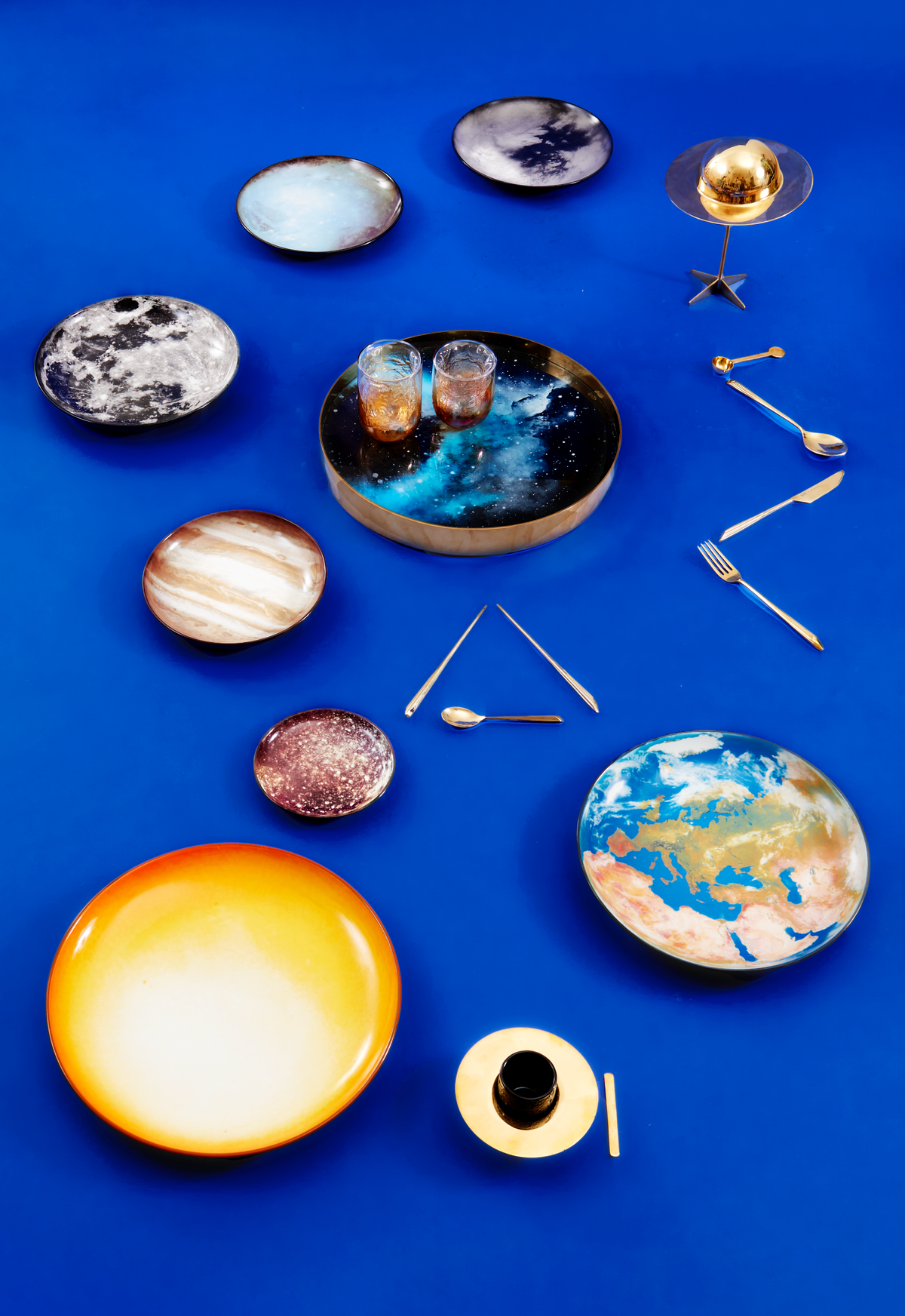 Plat Cosmic Diner Sun de Diesel Living - Seletti-vue 6-The Woods Gallery
