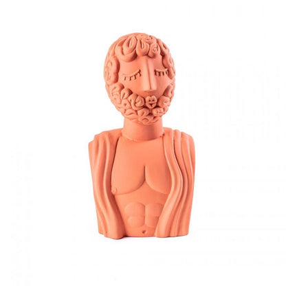 Sculpture Bust Man en terre cuite Magna Graecia de Antonio Aricò - Seletti-The Woods Gallery