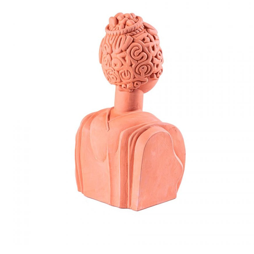 Sculpture Bust Poppea en terre cuite Magna Graecia de Antonio Aricò - Seletti-The Woods Gallery