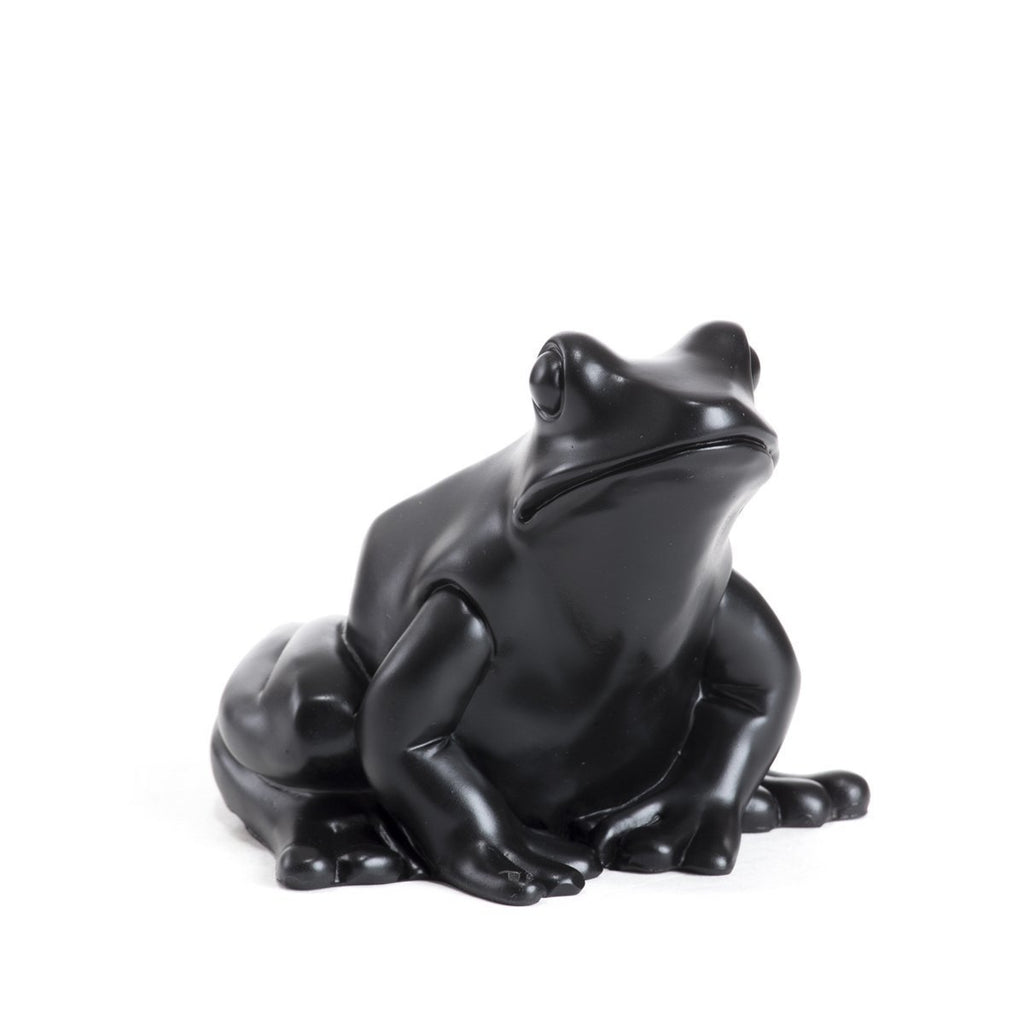 Sculpture Frog King de Ottmar Hörl - Grenouille-Bleu-Unsigned-The Woods Gallery