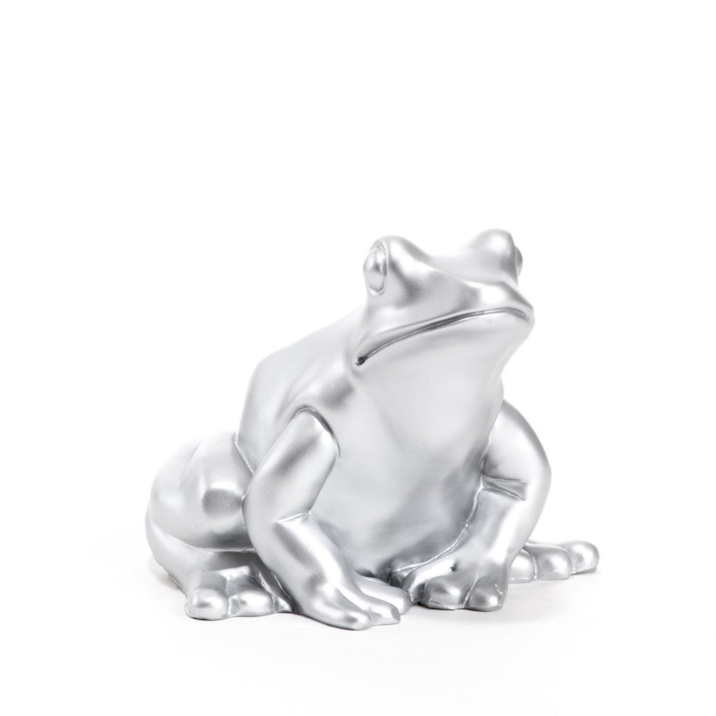 Sculpture Frog King de Ottmar Hörl - Grenouille-Bleu-Unsigned-The Woods Gallery