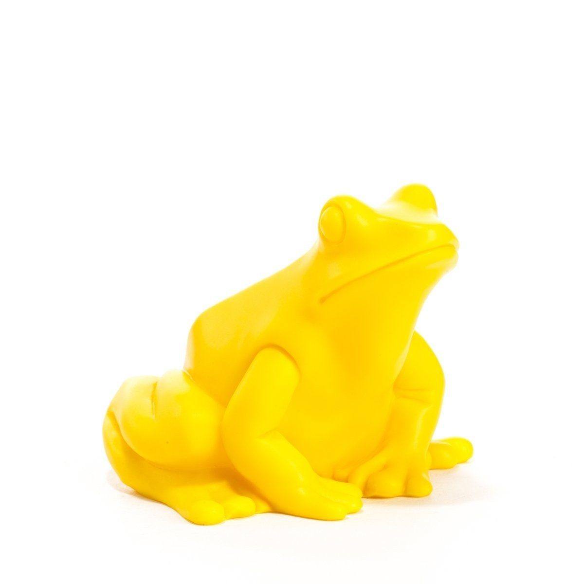 Sculpture Frog King de Ottmar Hörl - Grenouille-Jaune-Unsigned-The Woods Gallery