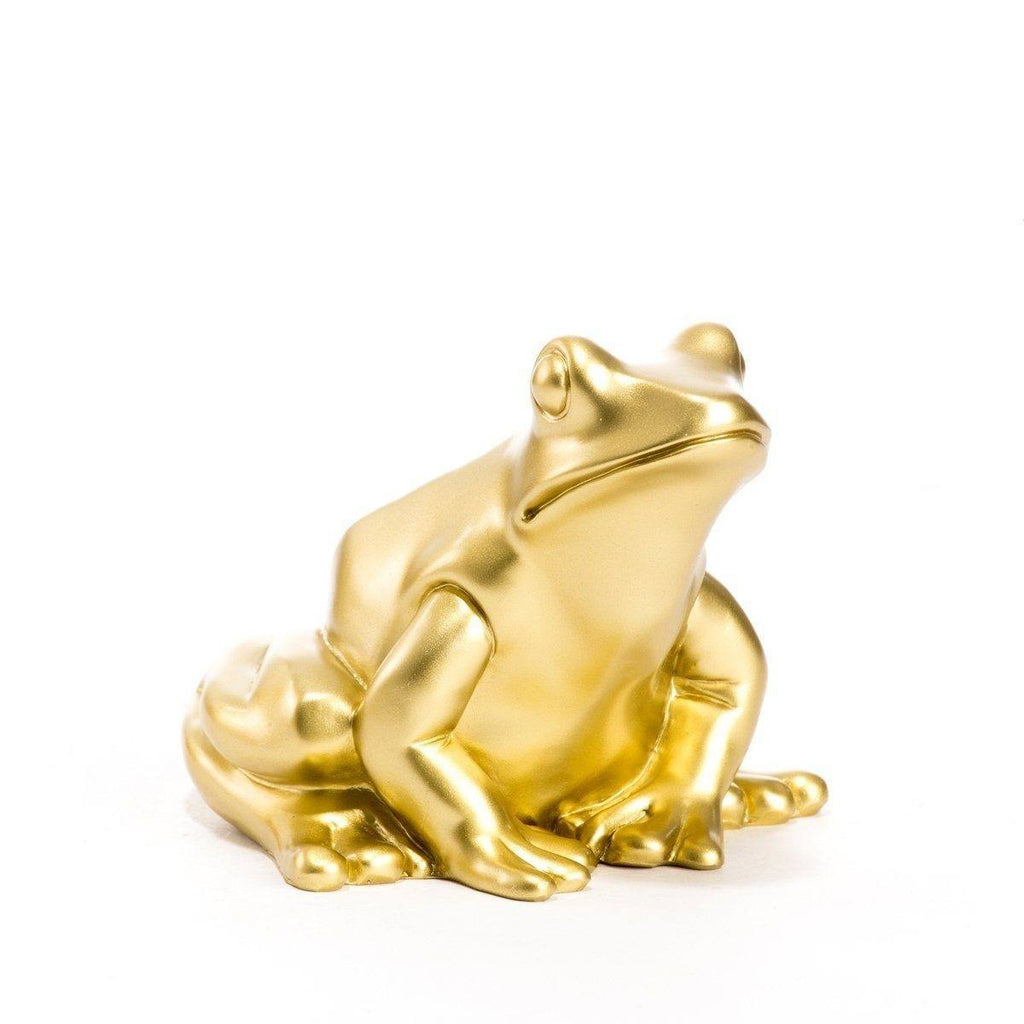Sculpture Frog King de Ottmar Hörl - Grenouille-Or-Unsigned-The Woods Gallery