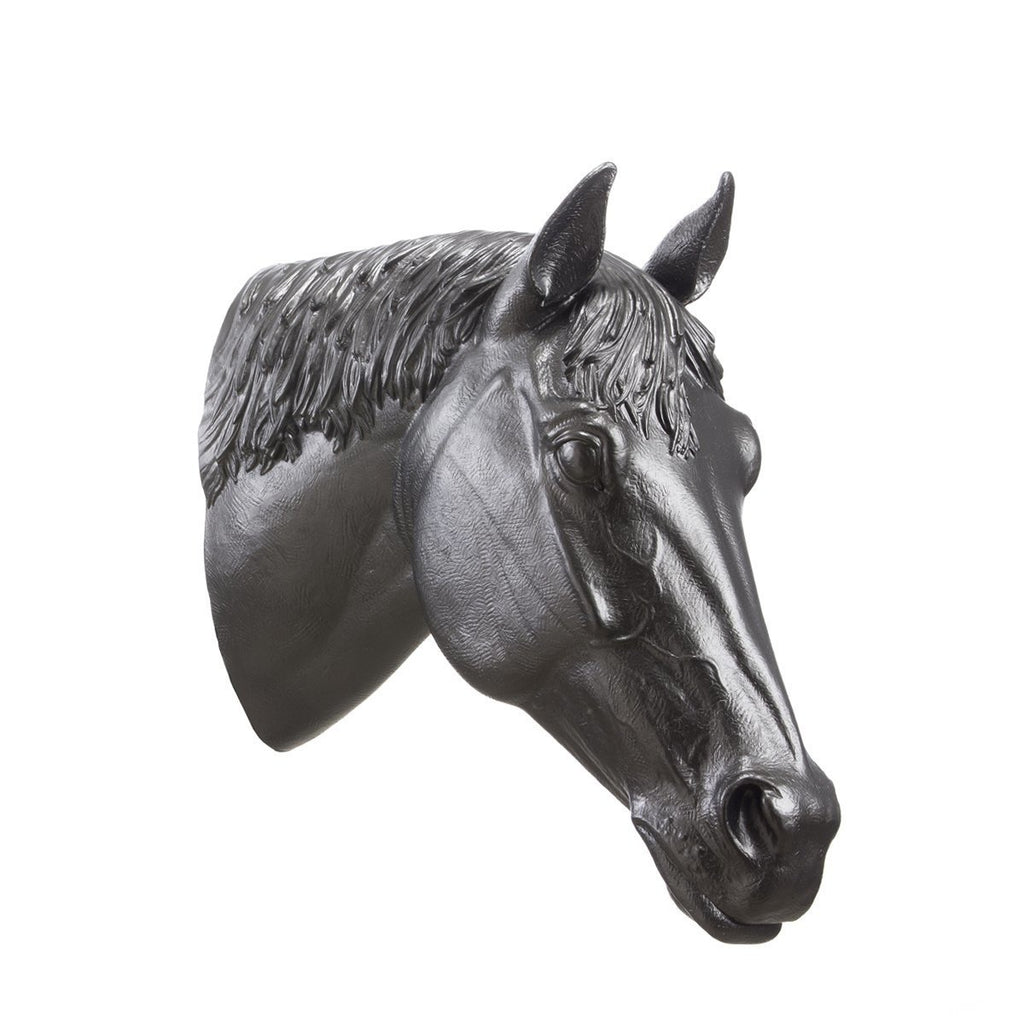 Sculpture Horse Head de Ottmar Hörl - Tête de cheval-Bronze-Unsigned-The Woods Gallery