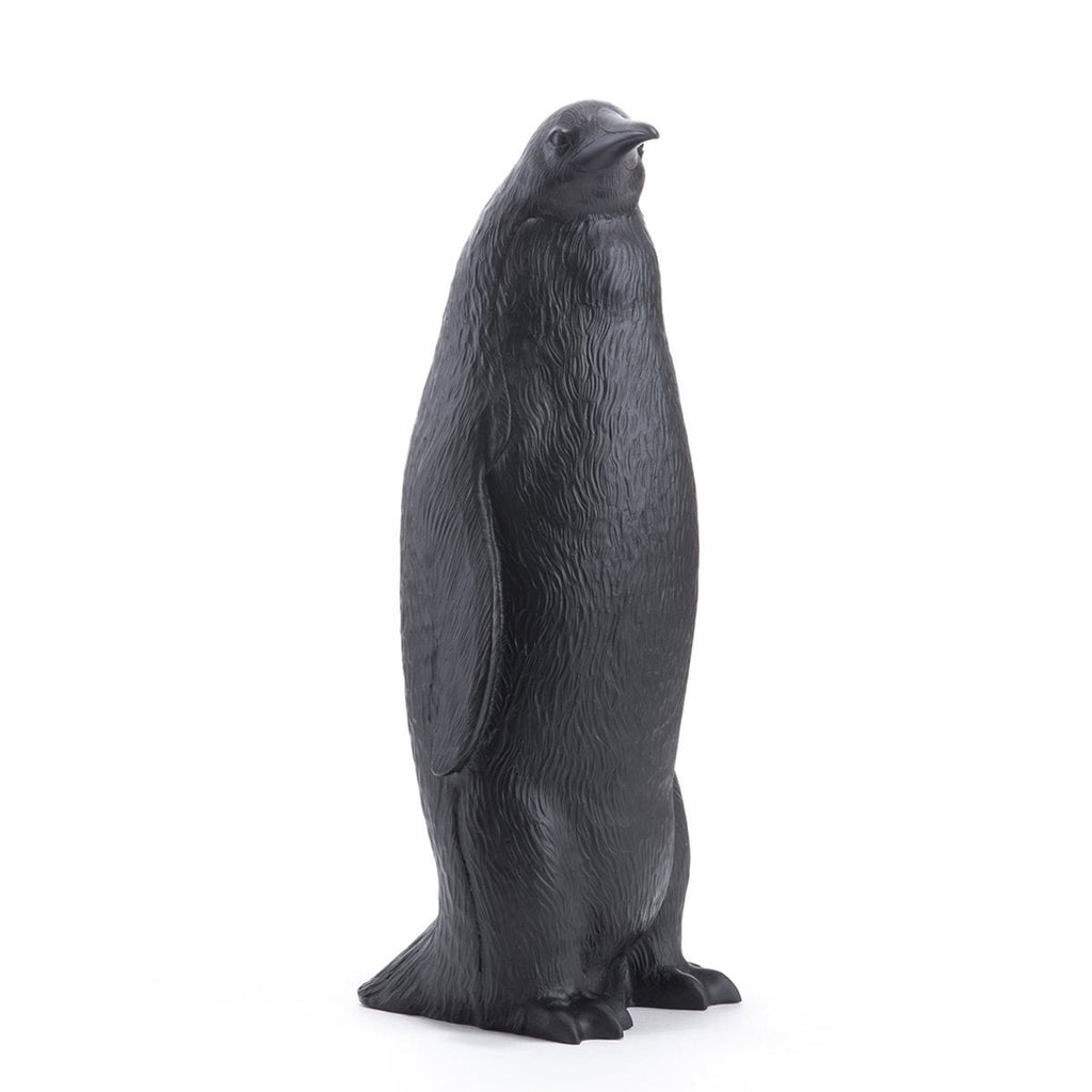 Sculpture Penguin head down de Ottmar Hörl - Pingouin tête en bas-Blanc-Unsigned-The Woods Gallery