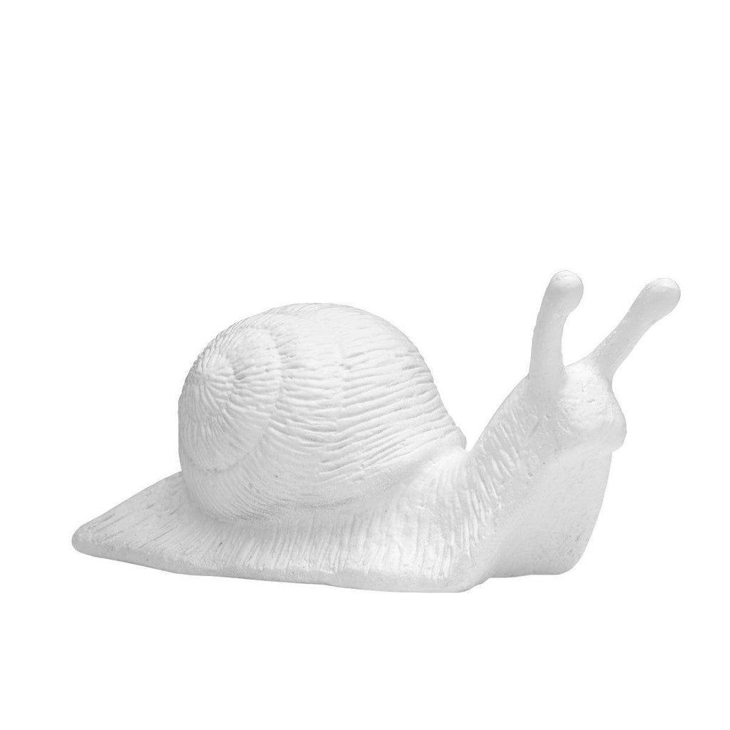 Sculpture Snail de Ottmar Hörl - Escargot-Blanc-Unsigned-The Woods Gallery