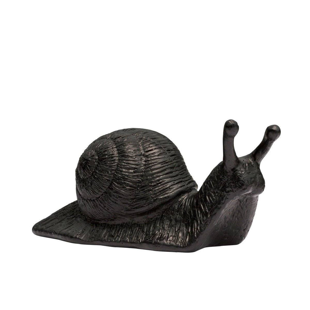 Sculpture Snail de Ottmar Hörl - Escargot-Noir-Unsigned-The Woods Gallery