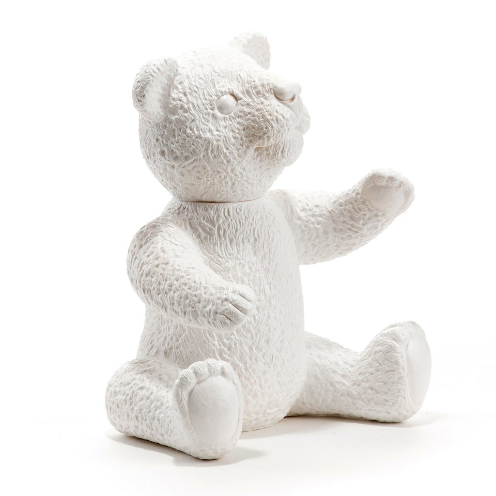 Sculpture Teddy Bear de Ottmar Hörl - Ours en peluche-Blanc-Unsigned-The Woods Gallery