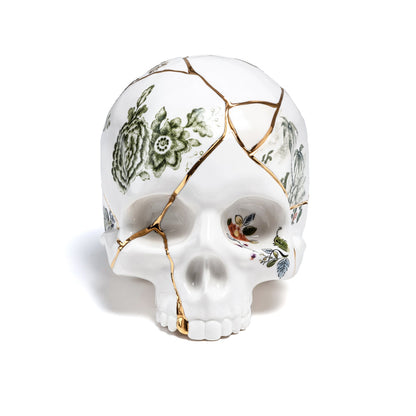 Sculture crâne Skull Kintsugi - Seletti-The Woods Gallery