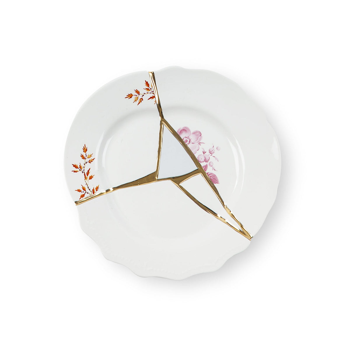 Assiette à dessert Kintsugi n°1 de Marcantonio - Seletti-vue 1-The Woods Gallery