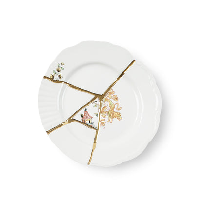 Assiette à dessert Kintsugi n°2 de Marcantonio - Seletti-vue 1-The Woods Gallery