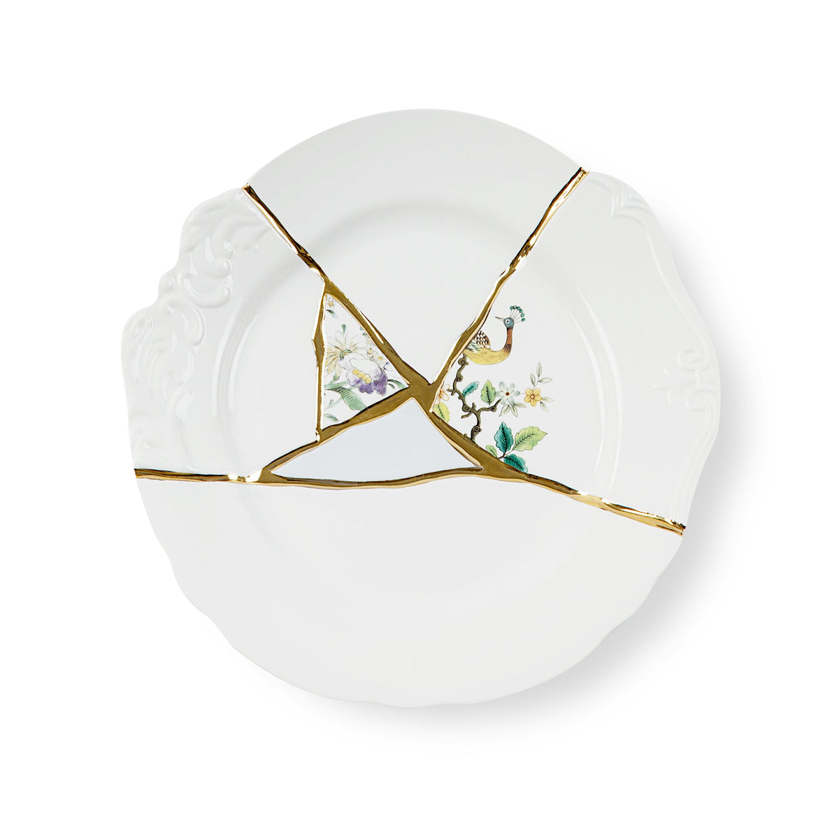 Assiette plate Kintsugi n°2 de Marcantonio - Seletti-vue 1-The Woods Gallery