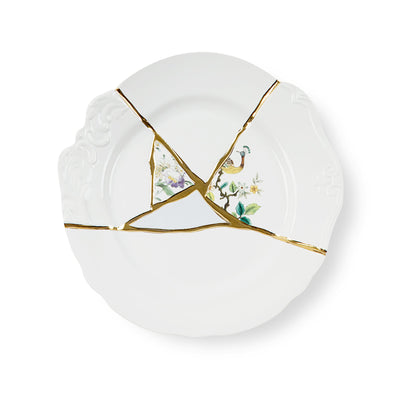 Assiette plate Kintsugi n°2 de Marcantonio - Seletti-vue 1-The Woods Gallery
