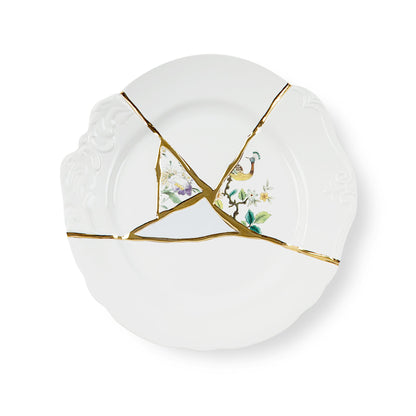 Assiette plate Kintsugi n°2 de Marcantonio - Seletti-vue 1-The Woods Gallery
