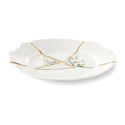 Assiette plate Kintsugi n°2 de Marcantonio - Seletti-vue 3-The Woods Gallery
