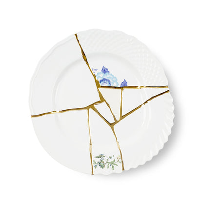 Assiette plate Kintsugi n°3 de Marcantonio - Seletti-vue 1-The Woods Gallery
