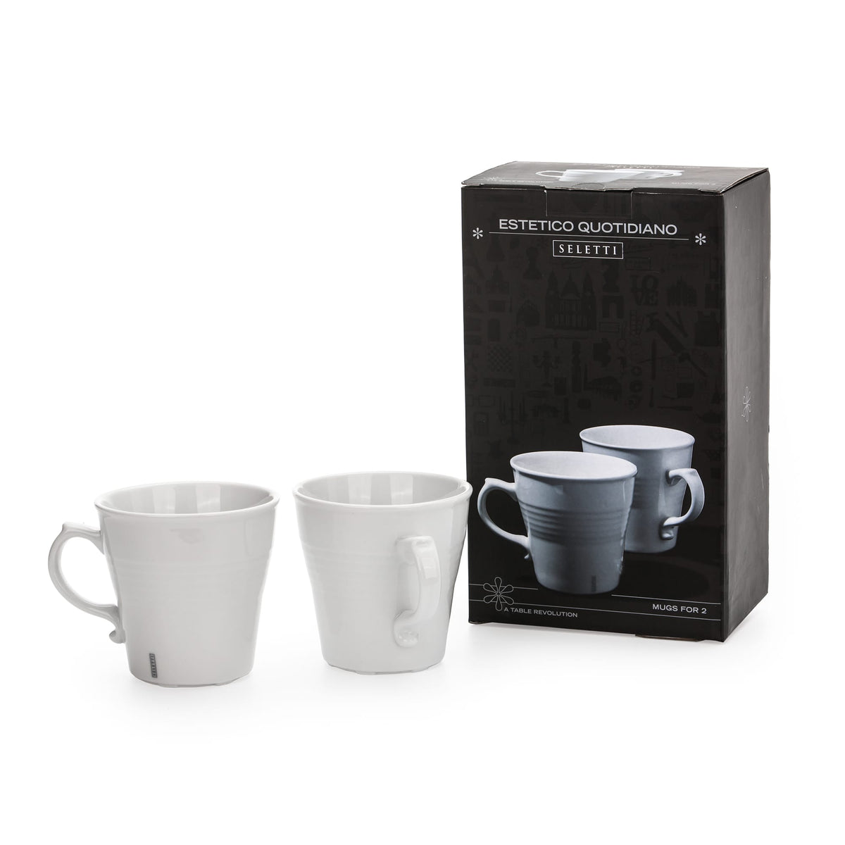 Set 2 mugs en porcelaine de Selab + Alessandro Zambelli - Seletti-vue 2-The Woods Gallery