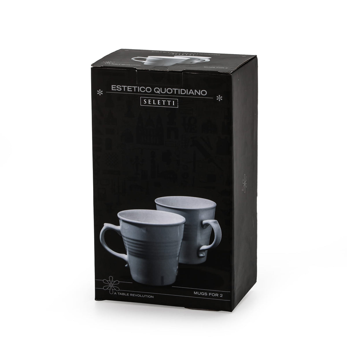 Set 2 mugs en porcelaine de Selab + Alessandro Zambelli - Seletti-vue 3-The Woods Gallery